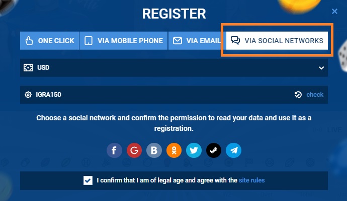 social network register